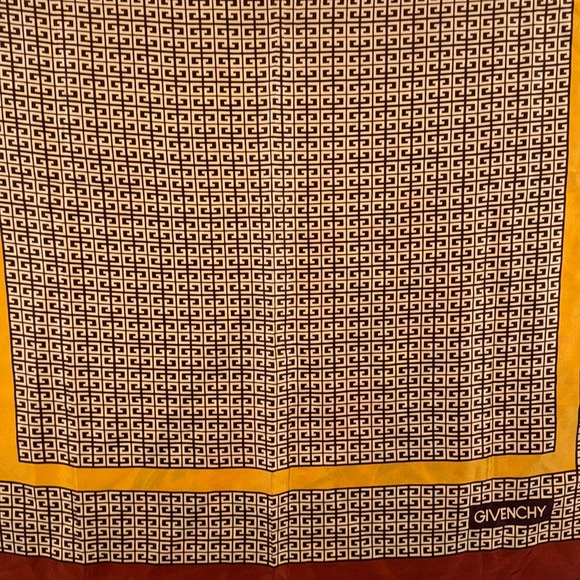 GIVENCHY AUTHENTIC "MONOGRAM" OXBLOOD/TAUPE/WITH A GOLD STRIPE-SOO STUNNING ! - Picture 2 of 5